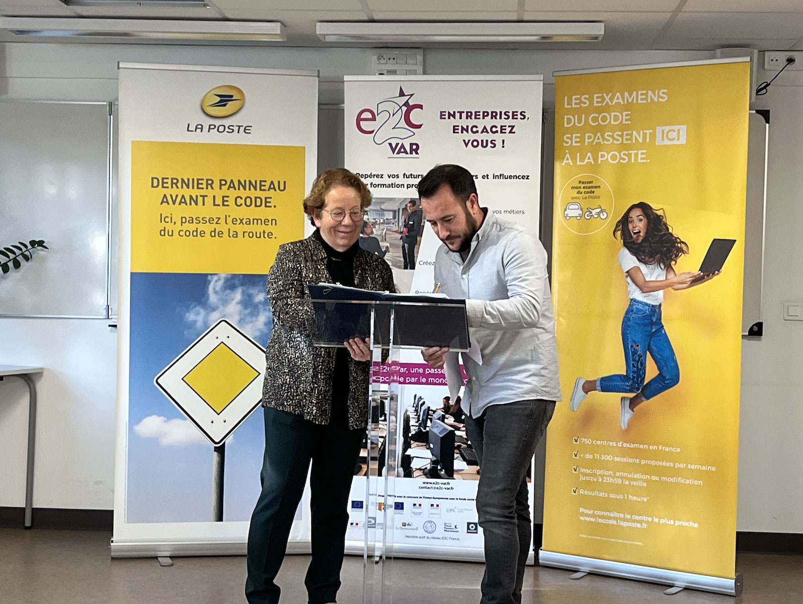 Photo Collaboration E2C La Poste