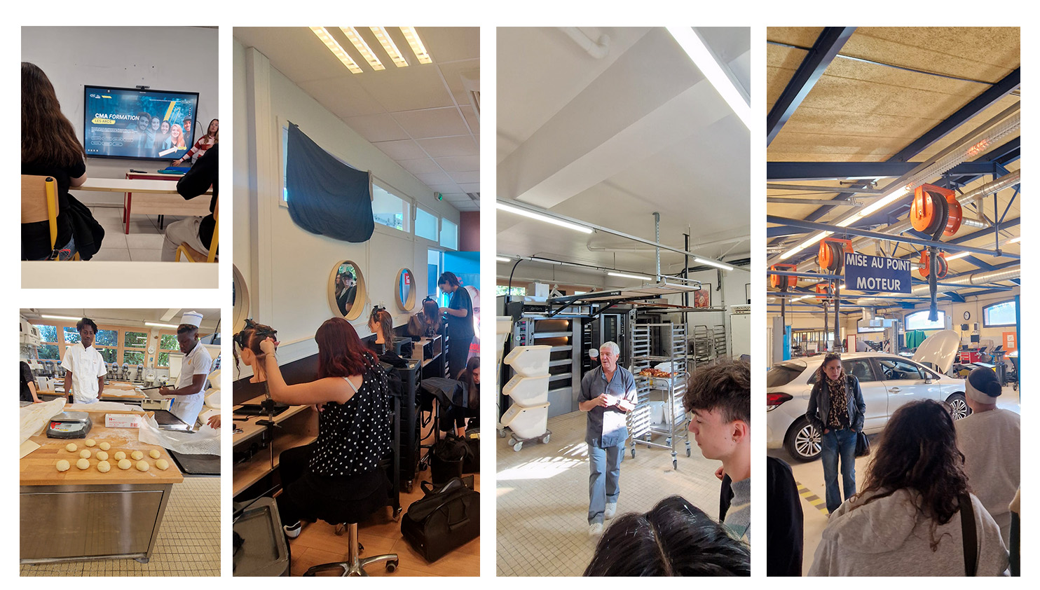 Visite du CFA des Arcs : les jeunes de l’E2C Var à la découverte des métiers et des formations